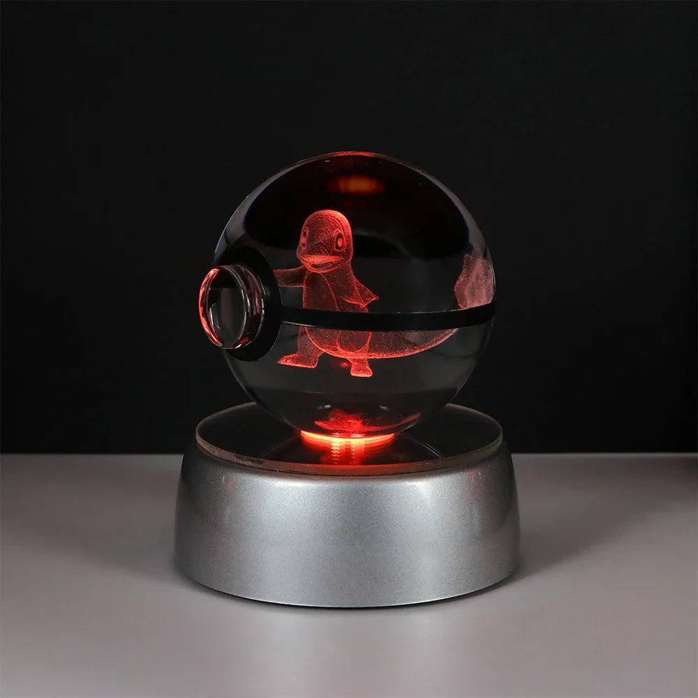 Pokémon 3D Crystal Ball LED – Pikachu, Gengar, Eevee, Mewtwo